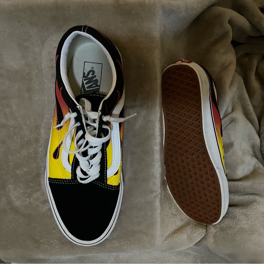 Mulit-Color Vans. Like New Condition - image 2